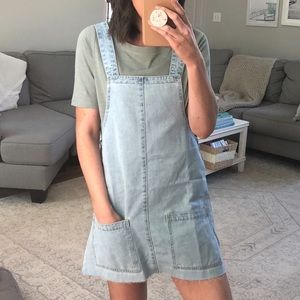Pull&Bear Light Blue Denim Dress